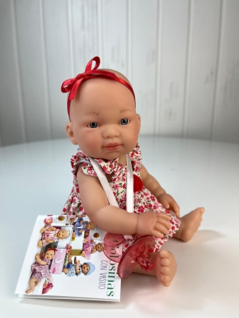 картинка испанские Пупс-мини "Малышка-конфетка" (вид 1), 26 см, арт. 512-1 интернет-магазин TuKiTu.ru