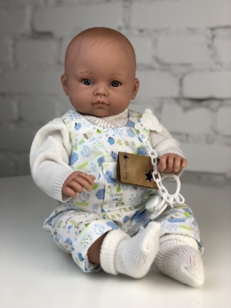 картинка Пупс Артур, в комбинезоне, 47 см , ат. 46010C интернет-магазин TuKiTu.ru