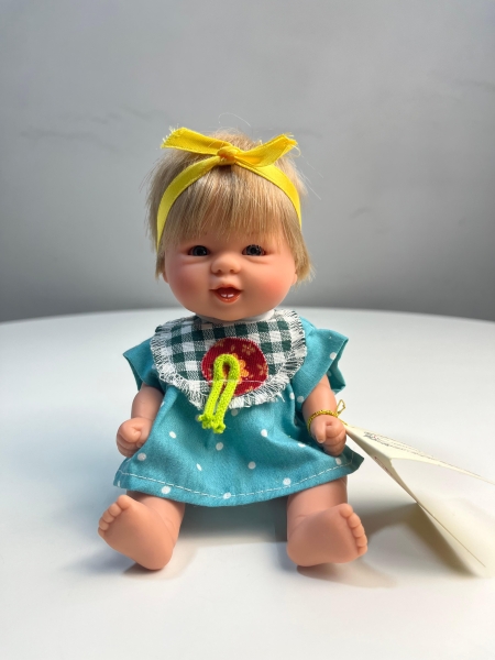 картинка испанские Кукла-пупс "Бебетин", с зубами, 21 см, арт. 12809 интернет-магазин TuKiTu.ru