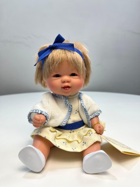 картинка испанские Пупс "Бебетин", с зубами, 21 см, арт. 12757 интернет-магазин TuKiTu.ru