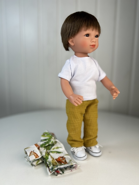 картинка Кукла Марко, шатен, 34 см, арт. 22303K67 интернет-магазин TuKiTu.ru