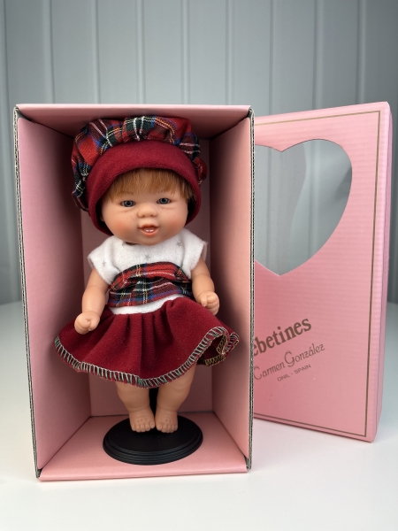 картинка испанские Пупс "Бебетин", с зубами, 21 см, арт. 12799 интернет-магазин TuKiTu.ru