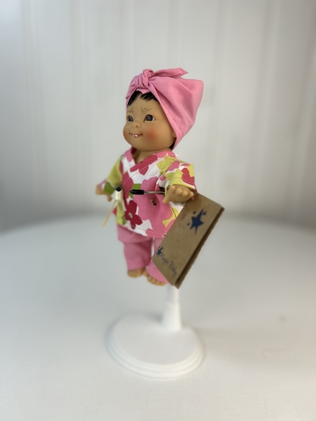 картинка испанские Кукла Джестито "Инфант", 18 см, в кимоно с розовыми штанишками, арт. 10000U- 3 интернет-магазин TuKiTu.ru