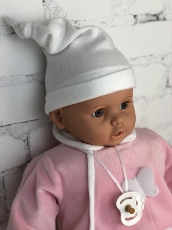 картинка Пупс Бобо, в розовом комбинезоне, девочка, 65 см. арт. 5118C интернет-магазин TuKiTu.ru