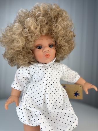 картинка Кукла Джестито "Поцелуй", девочка, кудрявая, 38 см, арт. 12030 интернет-магазин TuKiTu.ru
