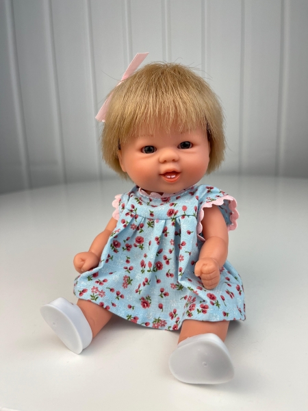 картинка испанские Пупс "Бебетин", с зубами, 21 см, арт. 12753 интернет-магазин TuKiTu.ru