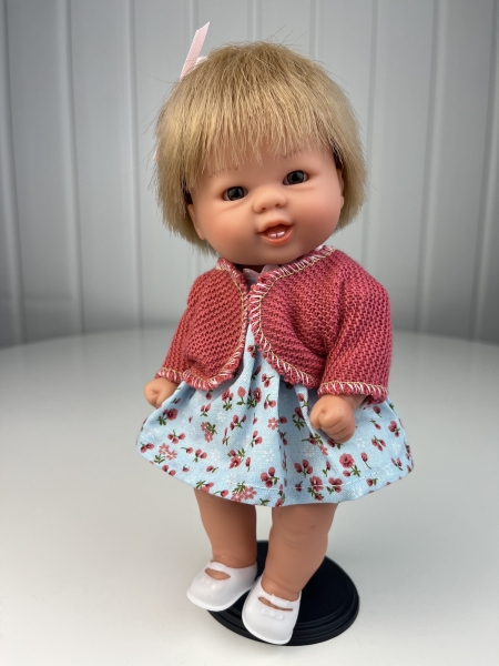 картинка испанские Пупс "Бебетин", с зубами, 21 см, арт. 12753 интернет-магазин TuKiTu.ru