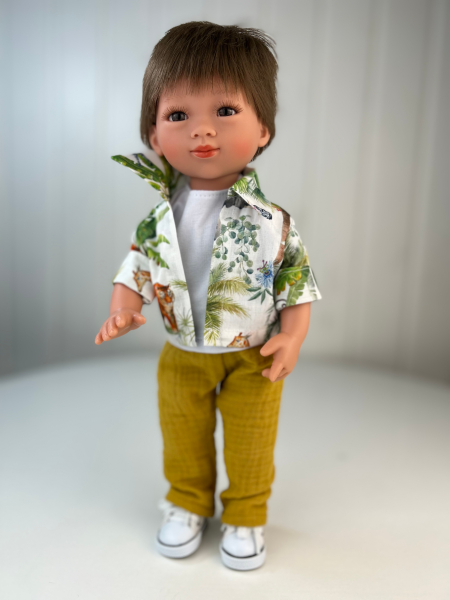 картинка Кукла Марко, шатен, 34 см, арт. 22303K67 интернет-магазин TuKiTu.ru