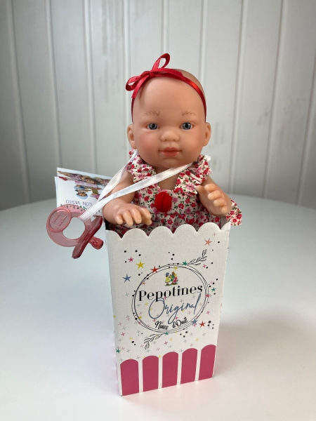 картинка испанские Пупс-мини "Малышка-конфетка" (вид 1), 26 см, арт. 512-1 интернет-магазин TuKiTu.ru