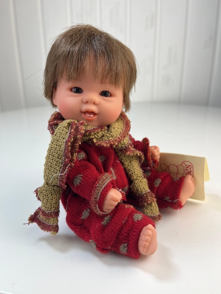 картинка испанские Кукла-пупс "Бебетин" с зубами, арт. 12701 интернет-магазин TuKiTu.ru