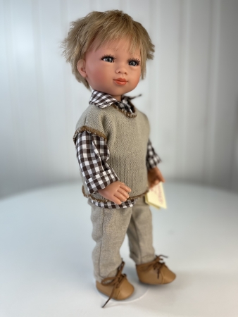 картинка Кукла "Марко"( блондин), 34 см, арт. 22215 интернет-магазин TuKiTu.ru