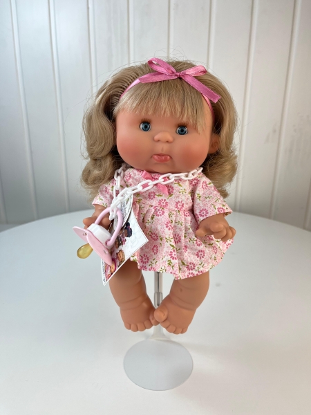 картинка Пупс-мини Pepotes Funtastic (Тыковка-Фантастика) с волосами, глаза закрываются (вид 1), 26 см, арт. 424-1 интернет-магазин TuKiTu.ru