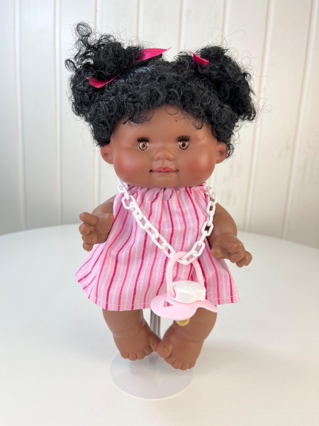 картинка Пупс-мини Pepotes Funtastic (Тыковка-Фантастика) с волосами, глаза закрываются (вид 2), 26 см, арт. 424-2 интернет-магазин TuKiTu.ru