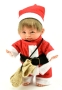 картинка испанские Кукла Джестито "Санта Клаус", улыбается, 18 см , арт. 132U интернет-магазин TuKiTu.ru