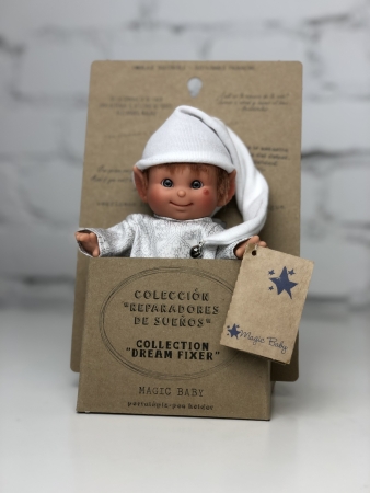 картинка испанские Кукла Джестито "Сонный Эльф" (вид 1), 18 см , арт. 143А интернет-магазин TuKiTu.ru